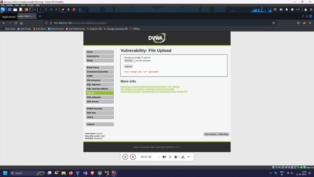 Vulnerability: File Upload HIGH DVWA || Penetration Testing || смотреть онлайн