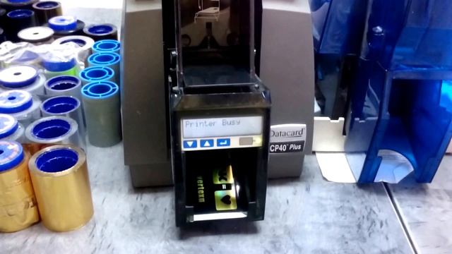 Печать пластиковых карт на принтере DATACARD смотреть онлайн