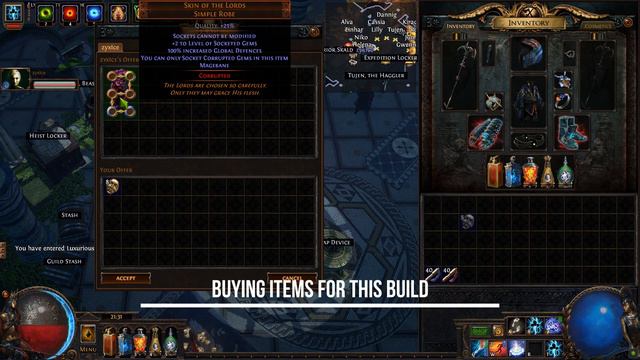 [PoE] Tankiest CWDT Wardloop Build Ever Made - Saboteur Volatile Dead, Firestorm, 75M DPS