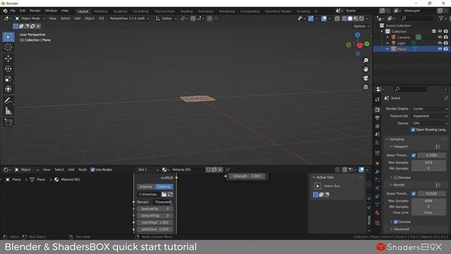 Blender setup with ShadersBOX смотреть онлайн