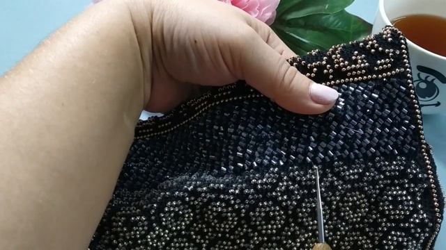 ?Как связать сумочку из бисера МК 2 часть? смотреть онлайн