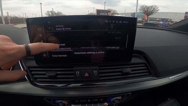 How to Manually Change Date and Time in AUDI Q5 II ( 2017 - now ) - Manage Time Settings смотреть онлайн