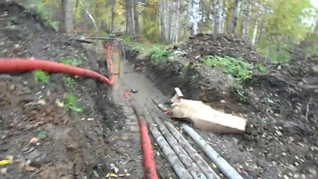 Укладка кабеля в траншее смотреть онлайн