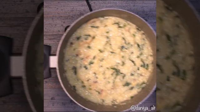 Ризотто с грибами и шпинатом | Ризотто с шампиньонами смотреть онлайн