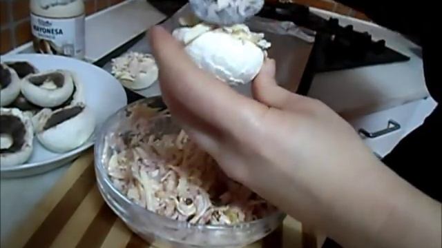 Печериці фаршировані. Фаршированные шампиньоны. Вкусный рецепт#Stuffed mushrooms# смотреть онлайн