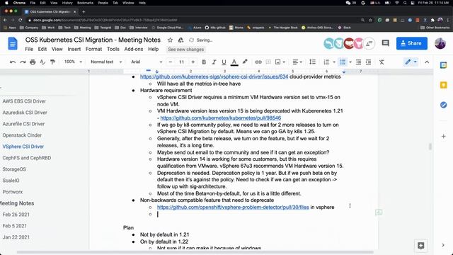 Kubernetes SIG Storage - CSI Migration Meeting 2021-02-26 смотреть онлайн