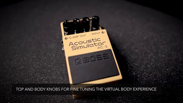 BOSS AC-3 Acoustic Simulator Pedal Quickview - Cosmo Music смотреть онлайн