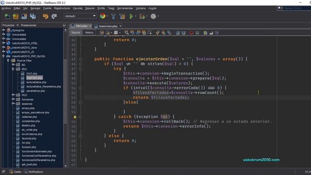 PHP PDO: Inserción de datos mediante Sentencias Parametrizadas ✅ | Curso PHP y MySQL # 52 смотреть онлайн