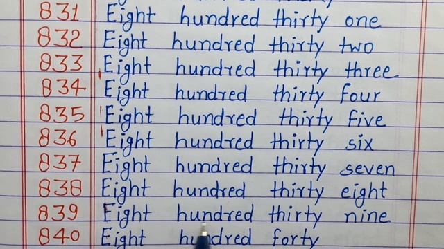 Numbers name 1 to 1500 // Numbers in words 1 to 1500 in English //1 to 1500 Number names смотреть онлайн