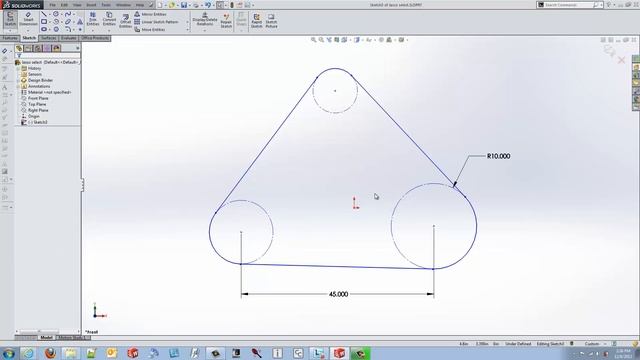 SOLIDWORKS 2014 - Scale Sketch to First Dimension and Lasso Select смотреть онлайн