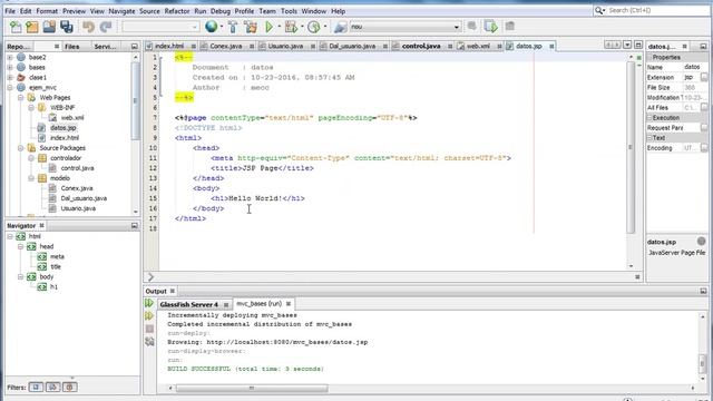 Java mvc mysql смотреть онлайн