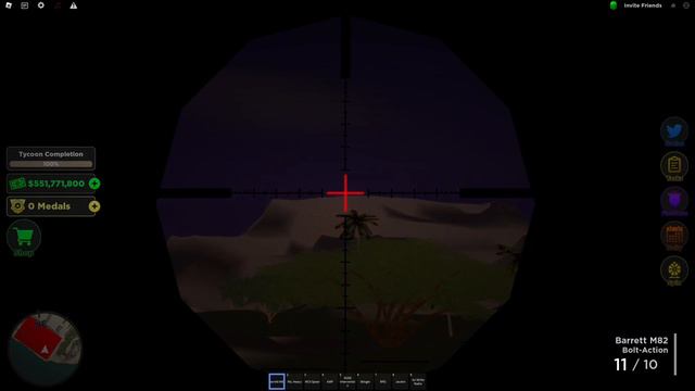 Roblox War Tycoon | AWP vs Barrett M82 смотреть онлайн