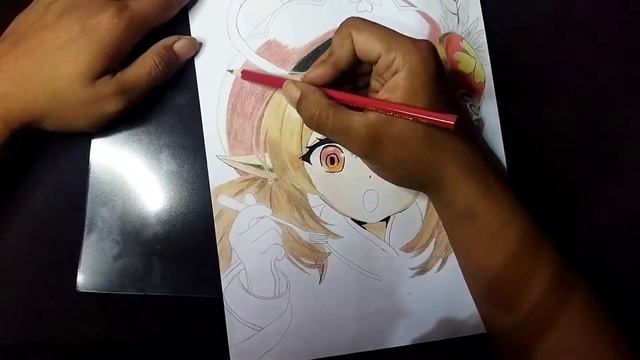 drawing genshin impact klee character смотреть онлайн