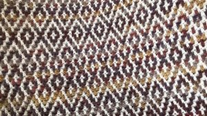 Мозаичный плед "Хитрые ромбы". Вяжем вместе