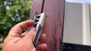 Сможет каждый Установка и подготовка петель на калитку , ворота Делай просто !