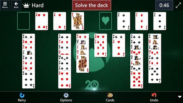 Star Club\Xbox 20th Anniversary\FreeCell: Hard - Solve the deck (2) смотреть онлайн