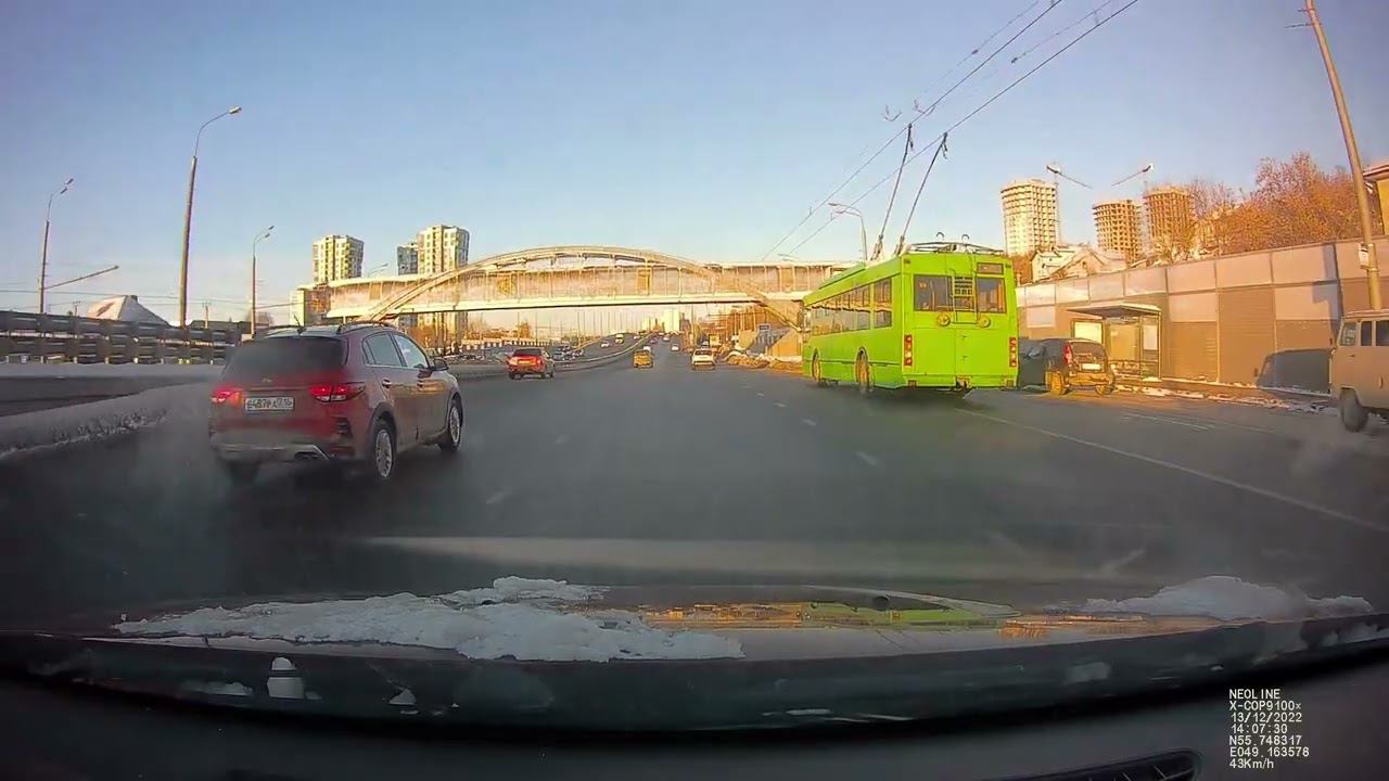 Пример съемки видео на Neoline X COP 9100X смотреть онлайн