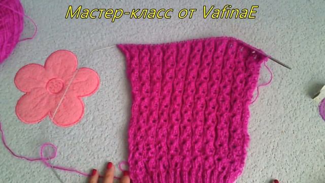 Джемпер из мохера с косами. Мастер класс. Часть 2. Вязание спицами. смотреть онлайн