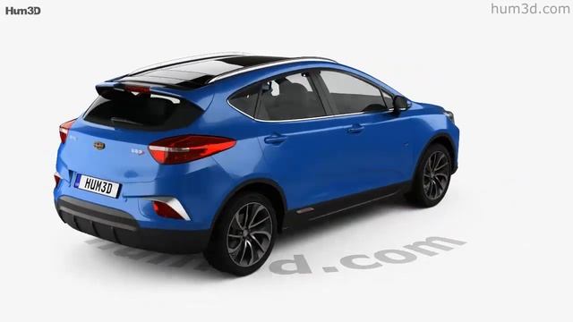 Geely Emgrand GS e 2018 3D model by Hum3D.com смотреть онлайн