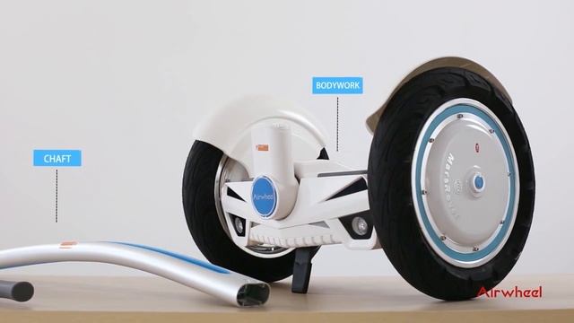 Airwheel S3 smart electric scooter—unpacking and assembling смотреть онлайн