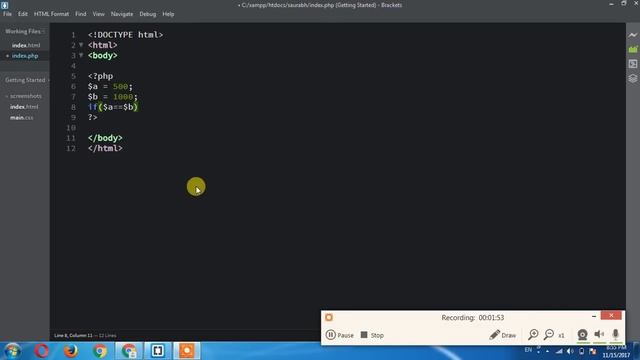 Php Tutorial in Hindi | if else php multiple conditions in Hindi смотреть онлайн