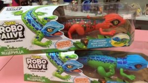 Интерактивные игрушки Robo Alive. Динозавр и ящерица на управлении