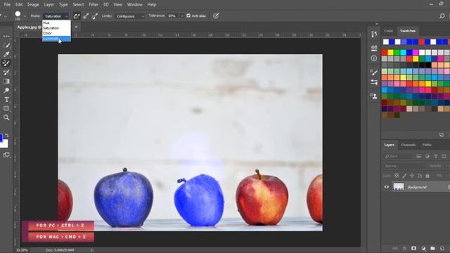 Adobe Photoshop - COLOR REPLACEMENT TOOL смотреть онлайн