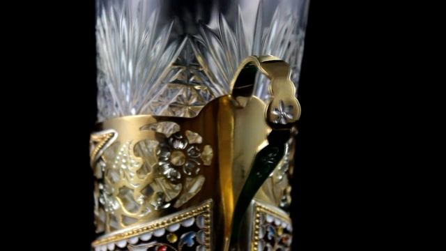 Апанде: серебряный подстаканник с эмалью Кубачи смотреть онлайн