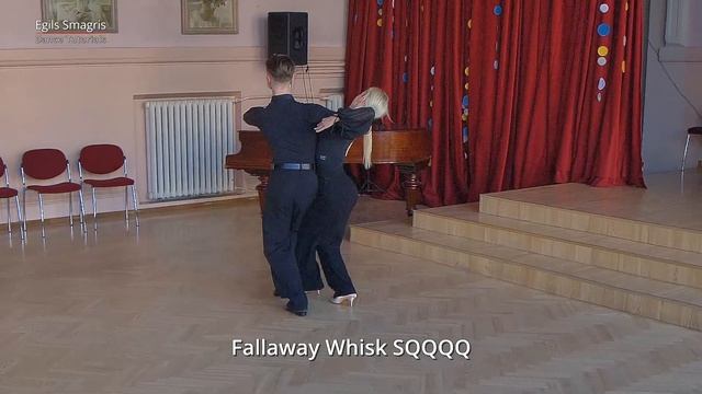 Tango (Novice Level) Choreography - Fallaway Whisk, Bounce Fallaway