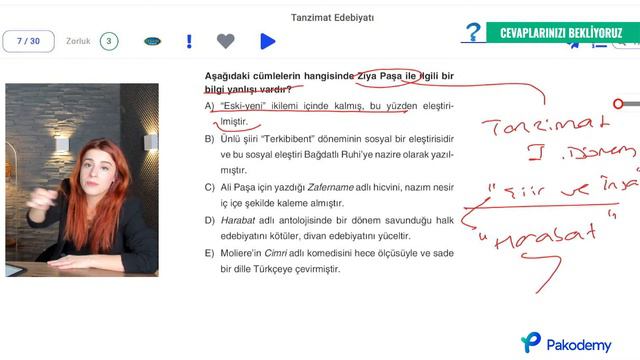 AYT | Edebiyat | Batı Etkisinde Gelişen Türk Edebiyatı | Karma | Soru Çözümü | YKS смотреть онлайн
