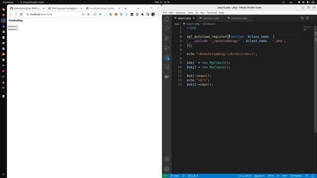 ? Повний PHP курс для початківців в 2023 році. Що таке autoloading. Швидкий старт в фріланс смотреть онлайн