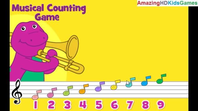 Barney & Friends Musical Counting Game WalkThrough Gameplay Part 1 смотреть онлайн
