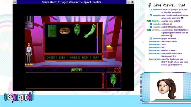 More MS-DOS Games - Space Quest 6: The Spinal Frontier! Part 3 смотреть онлайн