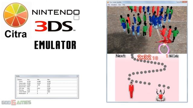 Citra 3DS Emulator - Tokyo Crash Mobs Gameplay HW renderer enabled! смотреть онлайн