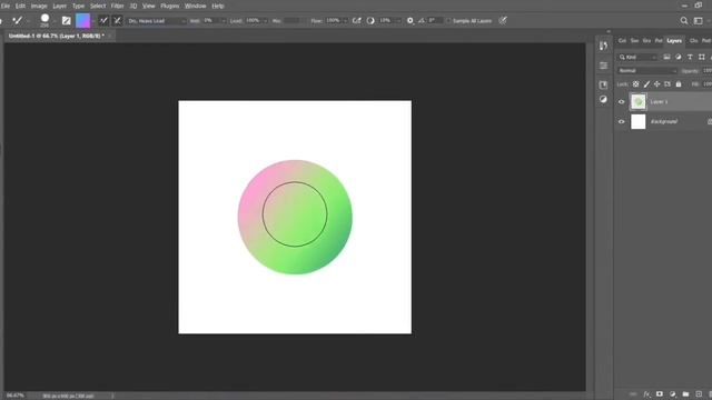 Quick Photoshop Tutorial: 3D Fluid Gradient Effect смотреть онлайн