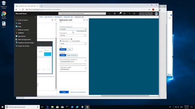 3-Creación de App Service (Wordpress en Azure)(PaaS) смотреть онлайн