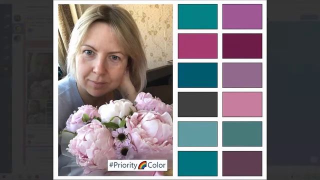 Серо-черный оттенок для представительницы колорита Темное Лето. Система 16 колоритов смотреть онлайн