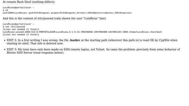 CygWin terminal in remote console (SSH) not starting at correct $HOME path (2 Solutions!!) смотреть онлайн