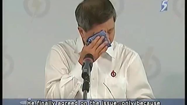 Lim Boon Heng cried on his last appearance as a PAP MP- 11Apr2011 смотреть онлайн