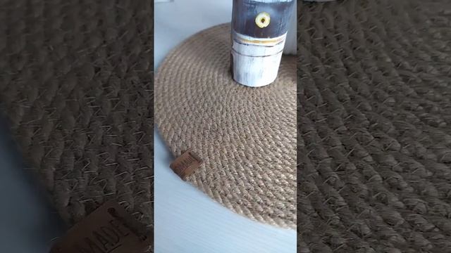 шьем плейсматы из джута. расход: 15 метров на 1 шт. диаметр 30 см. смотреть онлайн
