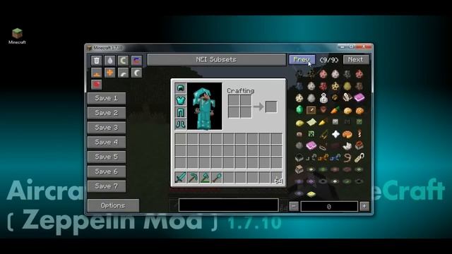 How to install Aircraft Mod 1.7.10 (HariboteAirCraft - Zeppelin Mod) for Minecraft 1.7.10 смотреть онлайн