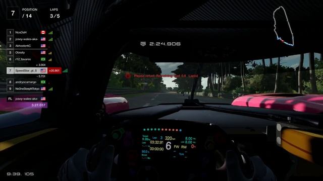 GT Sport Toyota TS050 Hybrid Onboard - Surviving Le Mans смотреть онлайн
