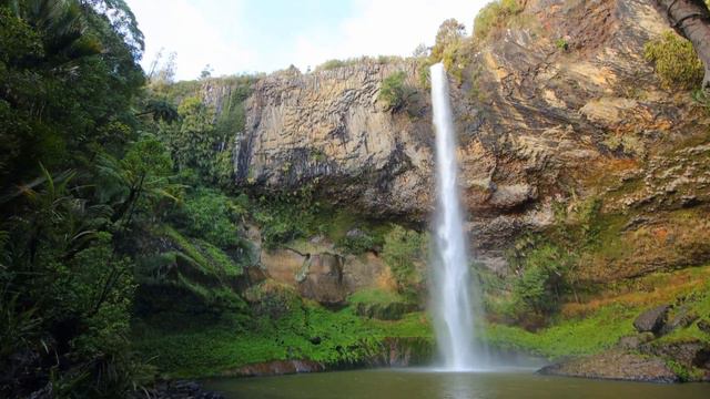 Calming Beautiful Waterfall. Relaxing Nature Sounds. (10 hours) White Noise for sleep. смотреть онлайн