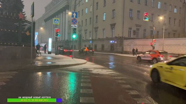 Москва в пятницу.Новый Арбат,Знаменка,Никольская и Смоленская набережная. смотреть онлайн