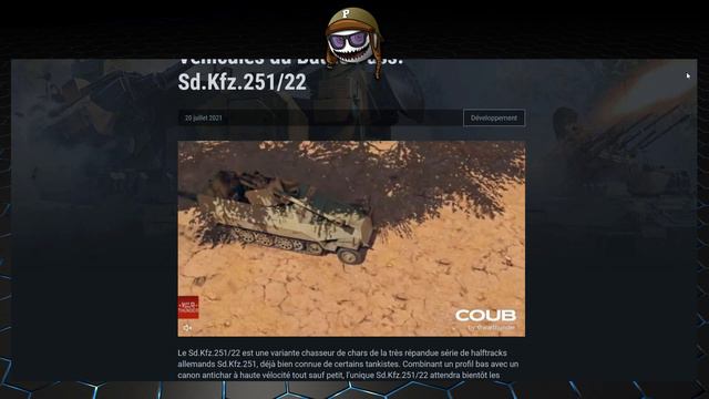 IL VOUS LE FAUT! LE Sd.Kfz 251/22 Pak 40 PREMIUM DU BATTLE PASS! WAR THUNDER DEV BLOG смотреть онлайн