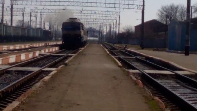 М62—1511/ДР1А—153 з поїздом Вінниця—Хмельницький/M62-1511/DR1A-153 with train Vinnytcja-Khemlnytcku смотреть онлайн