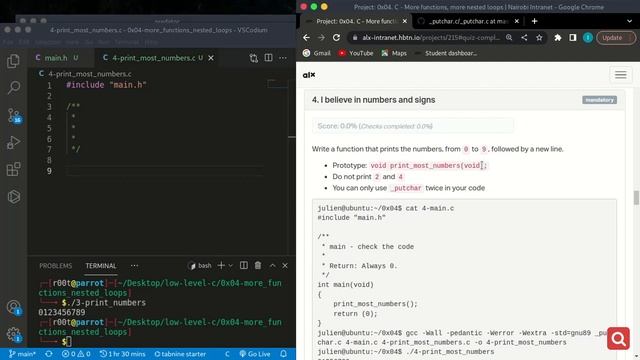 part1 0x04 C More functions, more nested loops смотреть онлайн