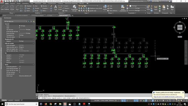 Retoque de planos con AutoCAD 2019 - Esquema unifilar смотреть онлайн