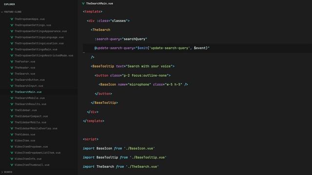 Vue JS Tailwind CSS YouTube клон #47 - Синхронизация поискового запроса смотреть онлайн