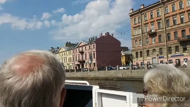 Прогулка по рекам и каналам Санкт Петербурга, день ВМФ, часть первая. смотреть онлайн